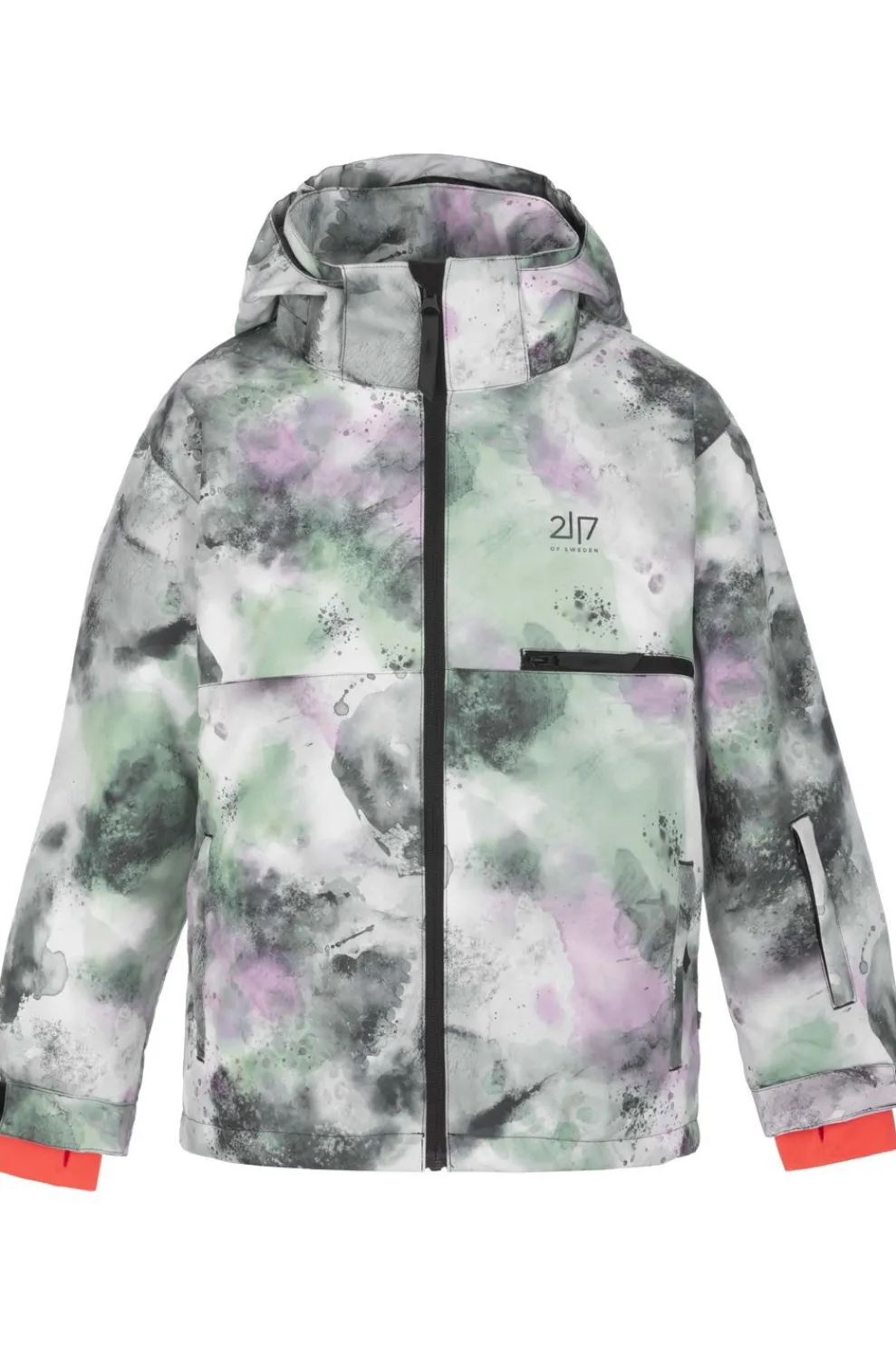 New 2117 Of Sweden Ski-Jas Anjan Jacket Aop Dk Lavander