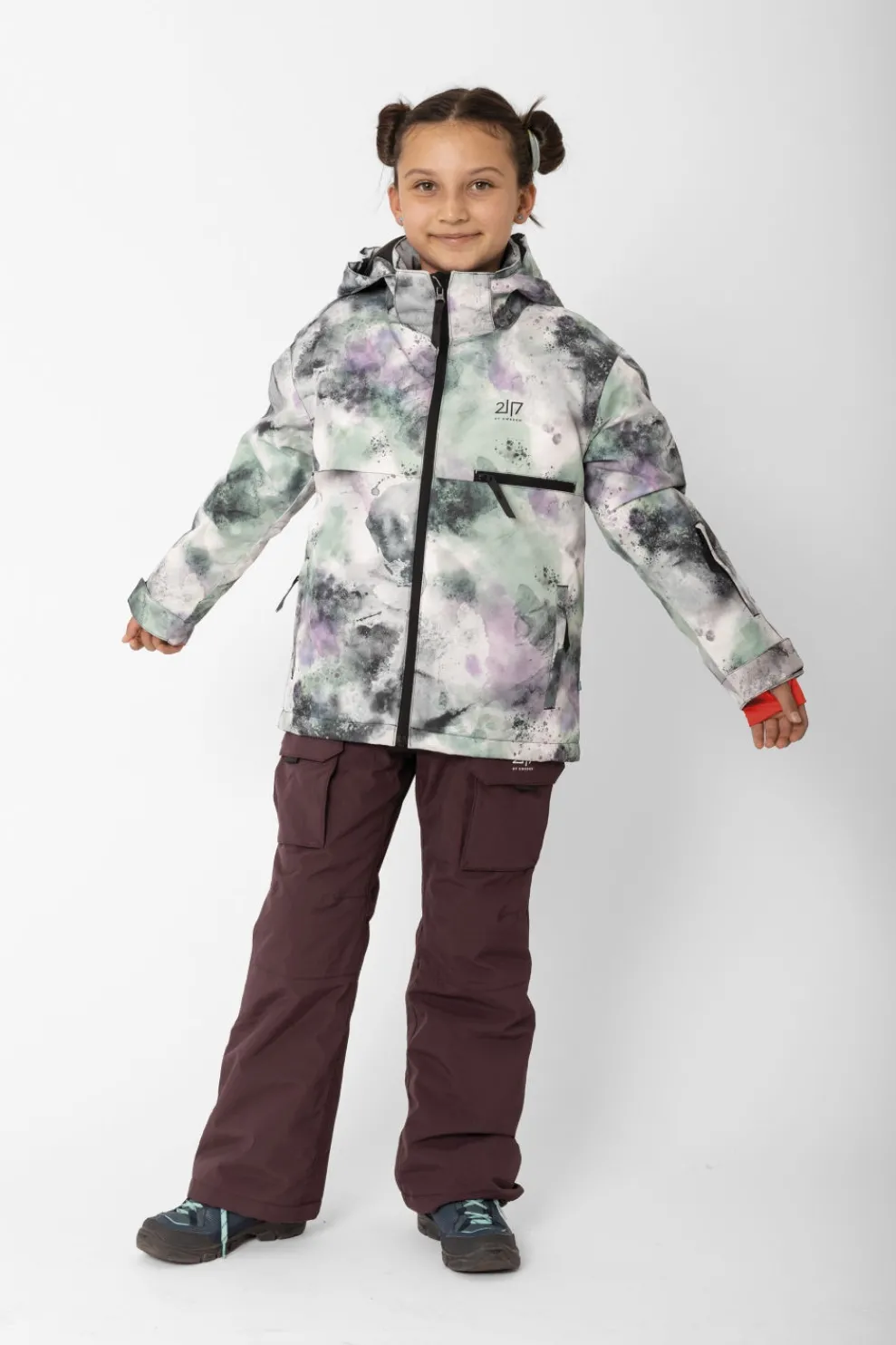 New 2117 Of Sweden Ski-Jas Anjan Jacket Aop Dk Lavander