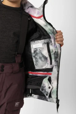 New 2117 Of Sweden Ski-Jas Anjan Jacket Aop Dk Lavander