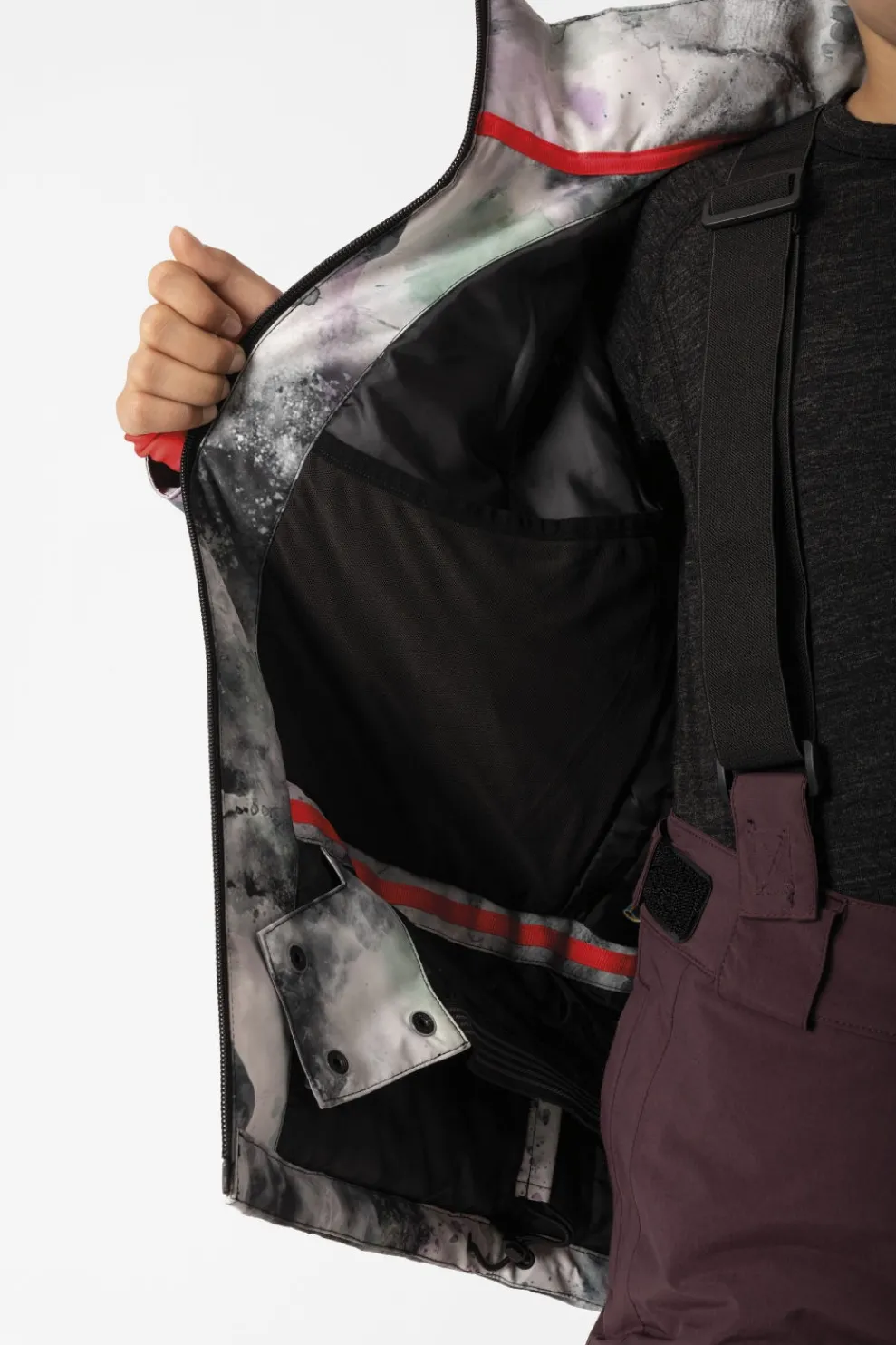 New 2117 Of Sweden Ski-Jas Anjan Jacket Aop Dk Lavander