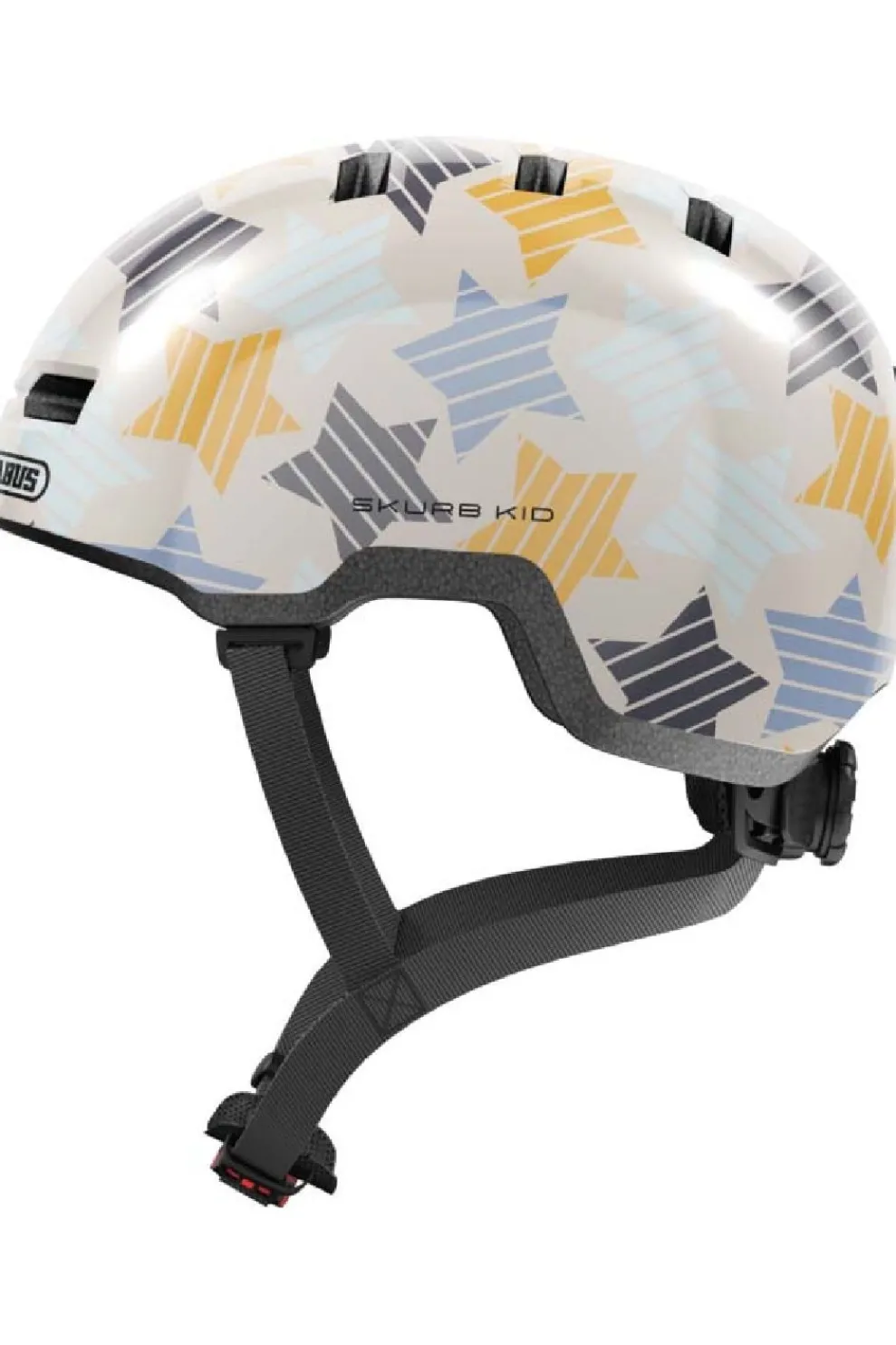 Outlet Abus Fietshelm Skurb Kid Grey Stars