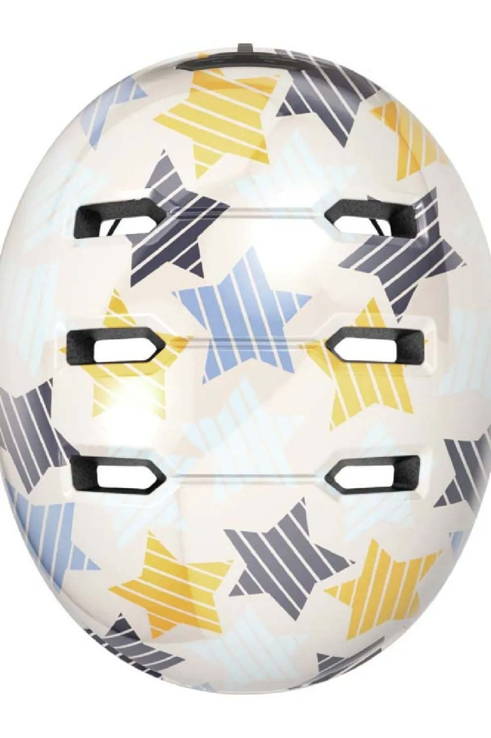 Outlet Abus Fietshelm Skurb Kid Grey Stars