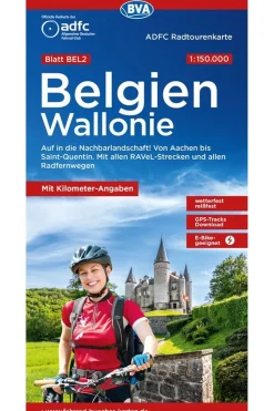 België - Wallonië fietskaart-ADFC Sale