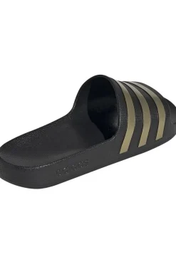Clearance adidas Adilette Aqua Core Black/Gold Met./Core Black