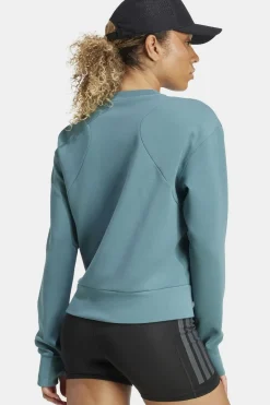 Hot adidas Trui D4T Knit Crew Preloved Teal