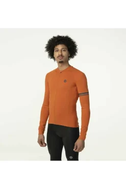 Hot Agu T-Shirt Solid Jersey Ls Performance Ice Tea