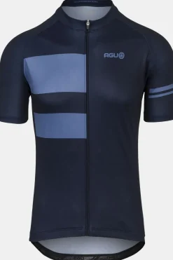 Discount Agu T-Shirt Stripes Jersey Ss Essential Men dark blue