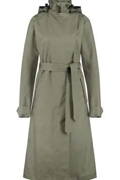 Clearance Agu Urban Outdoor Trench Coat Long Wms Army Green