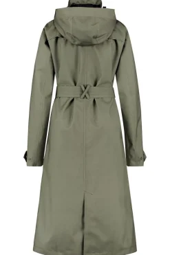 Clearance Agu Urban Outdoor Trench Coat Long Wms Army Green