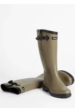 Fashion Aigle Regenlaarzen ntine 2 Nl light khaki/black