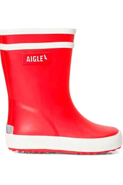 New Aigle Regenlaarzen Baby Flac 2 red/white