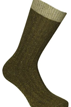 Wandelsokken Merino Silk Rib Crew-Alpaca socks New