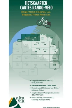 Oost & West-Vlaanderen fietskaart-ALTA VIA Discount