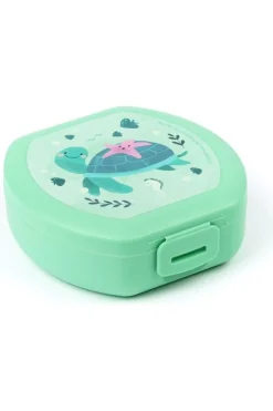 Lunchbox Snackbox Round Turtle-Amuse Best