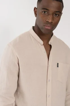 Best Antwrp Hemd Mandarin Pale Rose