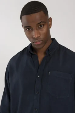 Discount Antwrp Hemd Rayon Ink Blue