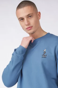 Best Antwrp Trui Bsw412-L008 Blue Horizon