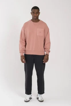 Fashion Antwrp Trui Sweat With Chest Ash Rose