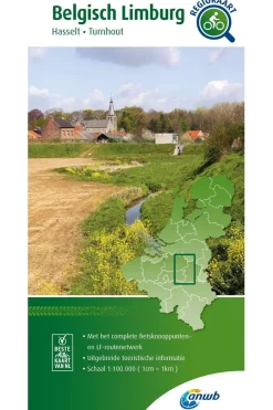 Belgisch Limburg Knooppuntenkaart 24 BE-ANWB Discount