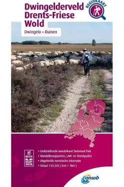 New ANWB Dwingelderveld, Drents-Friese Wold wandelregiokaart 2020