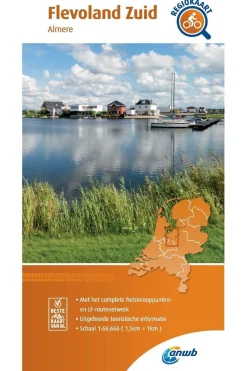 Online ANWB Flevoland Zuid 18 fietskaart r/v 2020