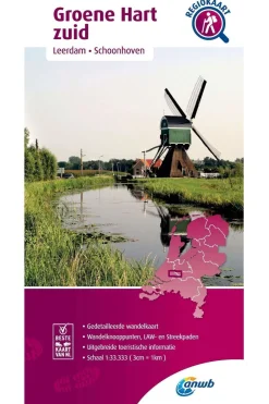 Groene Hart Zuid wandelregiokaart-ANWB Online