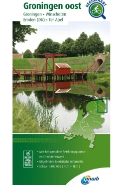 Groningen Oost Knooppuntenkaart 5 NL-ANWB Best