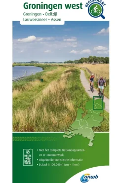 Groningen West Knooppuntenkaart 4 NL-ANWB Fashion