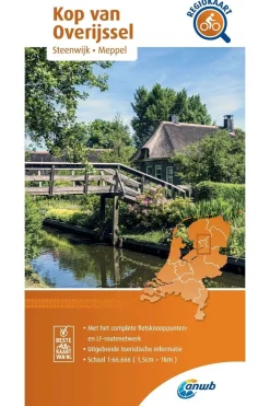 Kop van Overijssel 13 fietskaart r/v-ANWB New