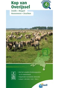 Online ANWB Kop van Overijssel Knooppuntenkaart 6  NL 2020