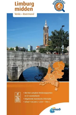 Limburg Midden 39  fietskaart r/v-ANWB New