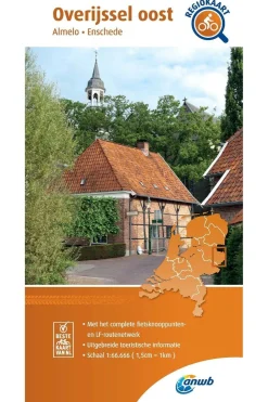 Overijssel Oost 21 fietskaart r/v-ANWB Sale