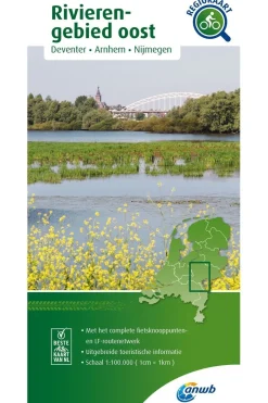 Fashion ANWB Rivierengebied Oost Knooppuntenkaart 10 NL 2020