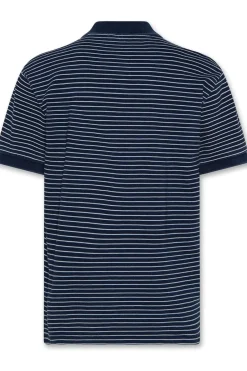 Best AO76 Polo Otsan Striped Indigo