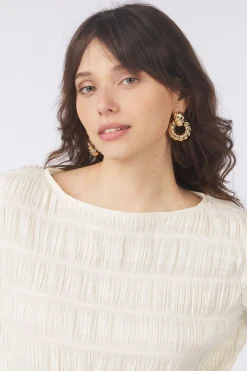 Blouse Paxton Boatneck-AWARE Clearance