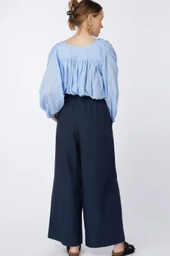 Best AWARE Broek Robette Wide Elastic Navy Blue