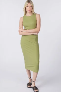 Best AWARE Jurk Lavender Sl Calf light green