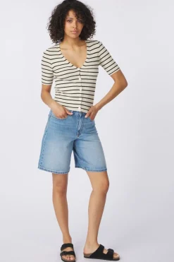Discount AWARE Short Sage Hr Bermudas Ecru/Black