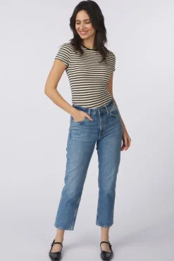 Online AWARE T-Shirt Ines Fiona Classic Denim