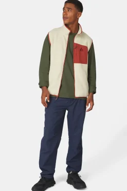 Sale Ayacucho Bodywarmer Fitzroy Sherpa Vest M Ecru/Russet
