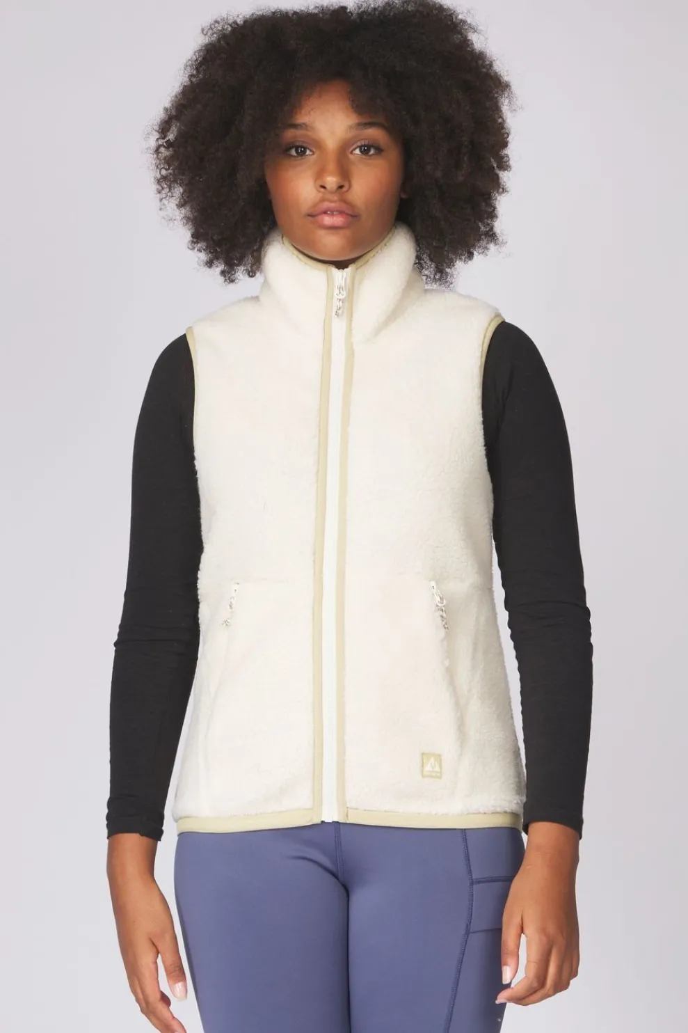 Clearance Ayacucho Bodywarmer Peniche Sherpa Vest W Ecru