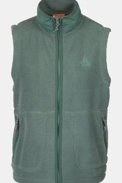 Clearance Ayacucho Bodywarmer Texel Sherpa Vest W Sage Leaf