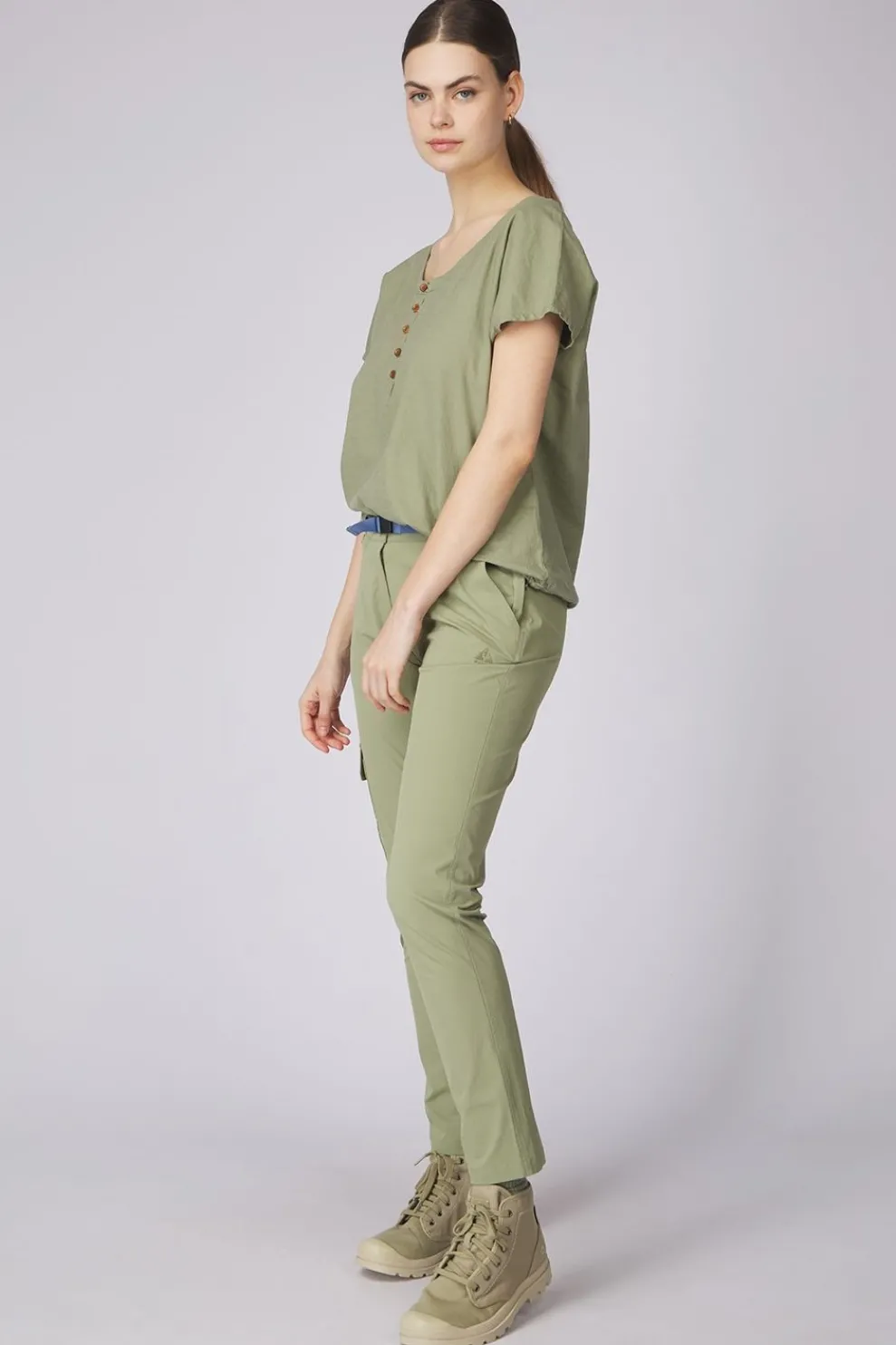 Outlet Ayacucho Broek Peniche Trousers W Moss Green