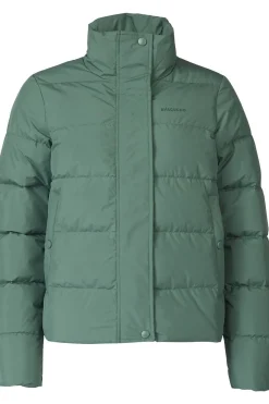 Online Ayacucho Donsjas Aarhus Recycled Cropped Button Jacket W Sage Leaf