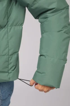 Online Ayacucho Donsjas Aarhus Recycled Cropped Button Jacket W Sage Leaf