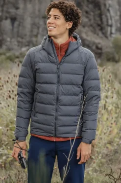 Clearance Ayacucho Donsjas Adventure Lighweight Down Hoodie M Anthracite