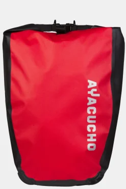 Discount Ayacucho Fietstas Achter Sykkel Bike Pannier Rolltop 20L, Single Red/Black