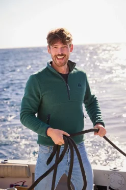 New Ayacucho Fleece Andes 1/2 Zip M Bistro Green