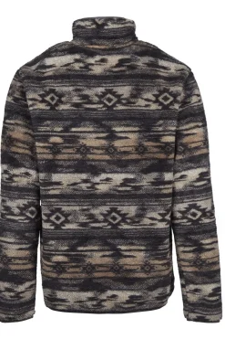 Discount Ayacucho Fleece Chalten Printed Snap Button M Anthracite