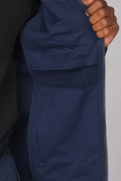 Best Ayacucho Fleece Divis Structured Fleece Jacket Navy